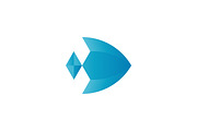 Letter C Fish Diamond Logo, a Branding & Logo Template by ganuDESIGN (Thumbnail 2 of 4)