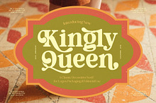 Kingly Queen Retro Serif Display