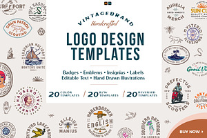 Vintage Branding Logos & Badges