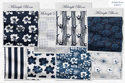 Midnight Bloom - Seamless Patterns, a Pattern Graphic by InaCorart (Thumbnail 4 of 11)