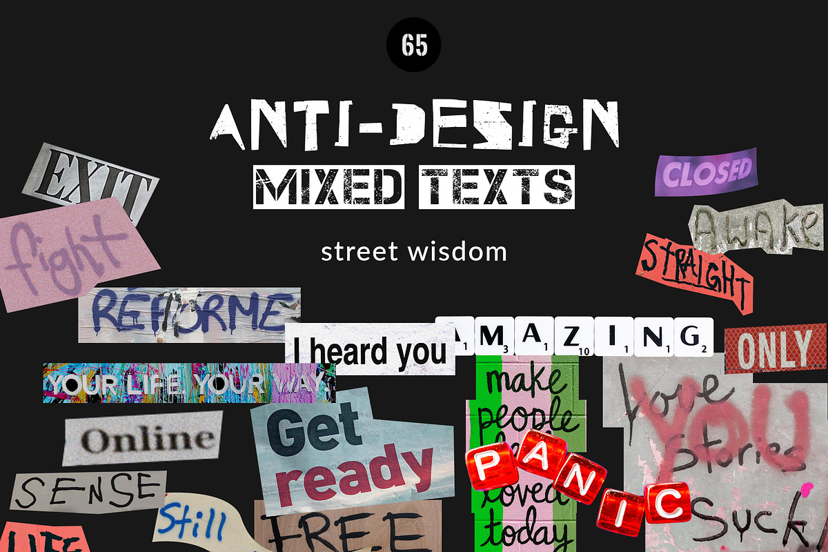 Anti-design Grunge Collage, a Graphic by SunnyAfternoons (Photo 10 of 14)