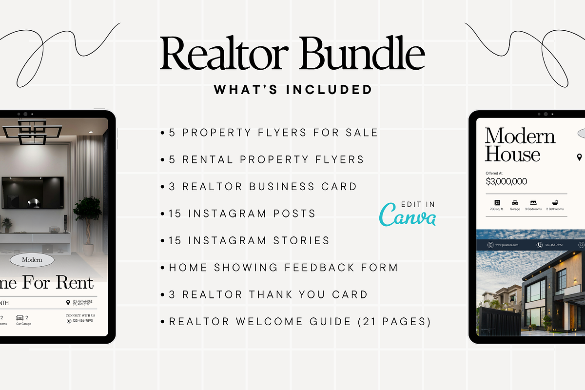 Real Estate Marketing Bundle, a Marketing Template by Anna Design Studio (Photo 2 of 11)