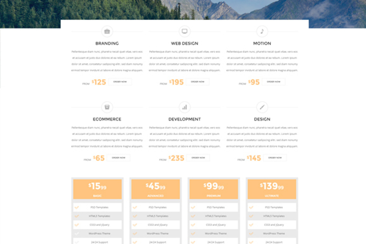 Hency - Portfolio HTML Template, a Websites & App Template by FlyTemplates.com (Photo 8 of 8)