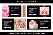 Pastel Neon Email Signature, an Email Template by SunshineStudioBoutique (Thumbnail 5 of 8)