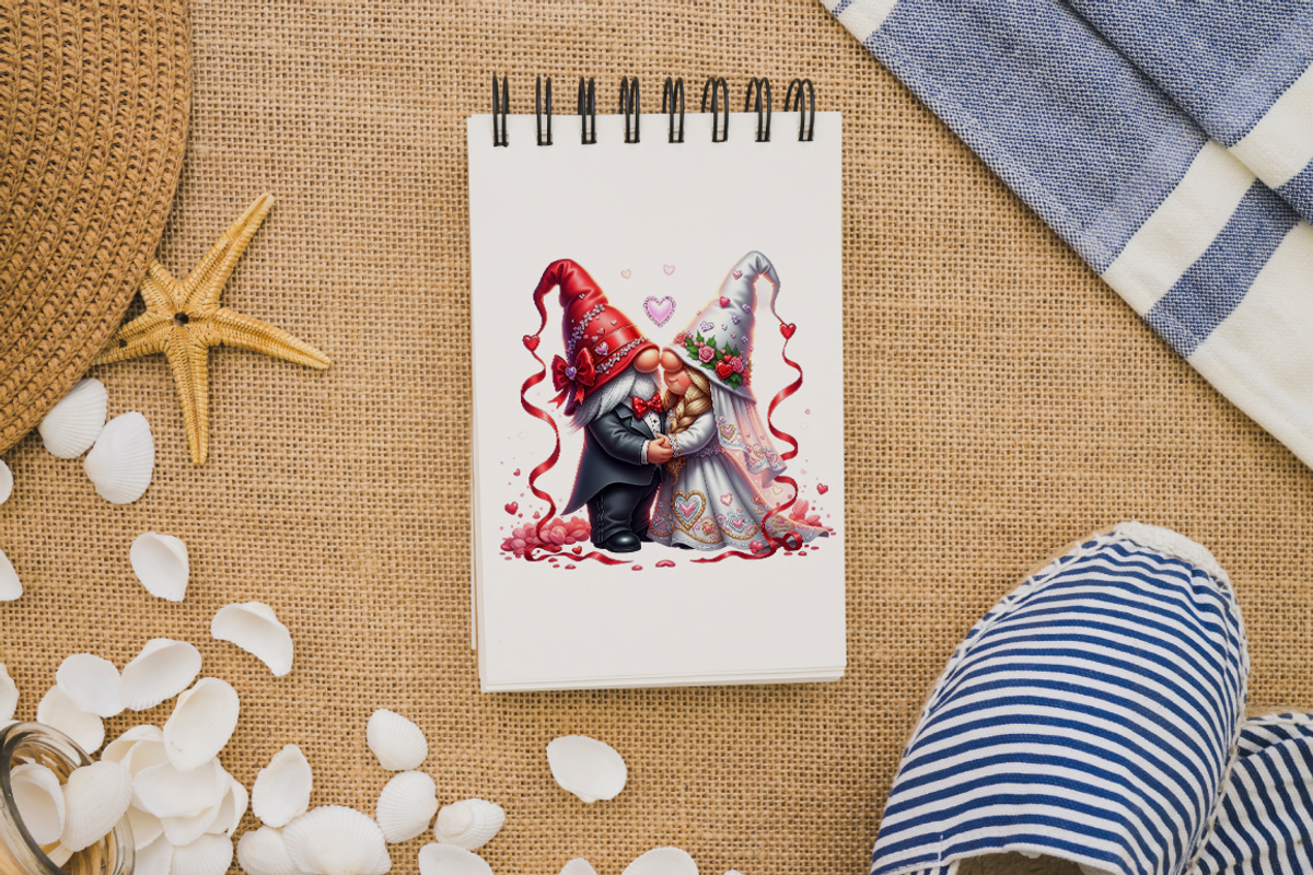 Valentine Wedding Gnome Couple PNG, a Person Illustration by KennedyStudio (Photo 5 of 5)
