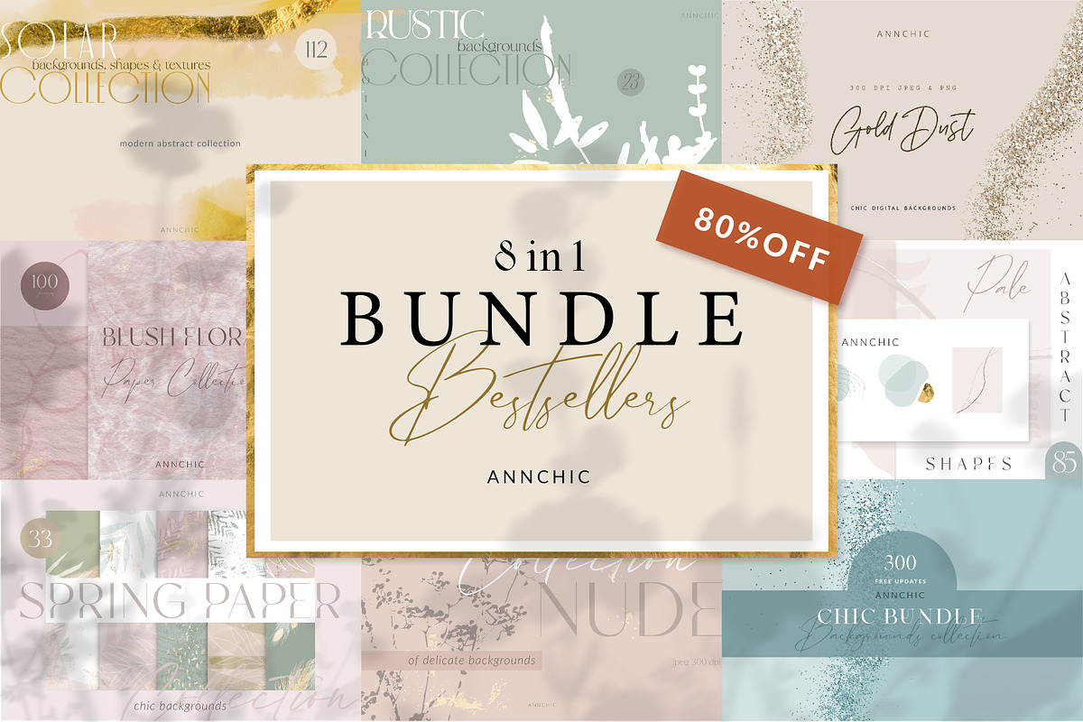 CHIC BESTSELLERS BUNDLE, a Texture Graphic by Anna Sokol (Photo 10 of 10)