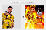 Football Matchday Instagram Template, a Social Media Template by Bornx Design (Thumbnail 3 of 7)