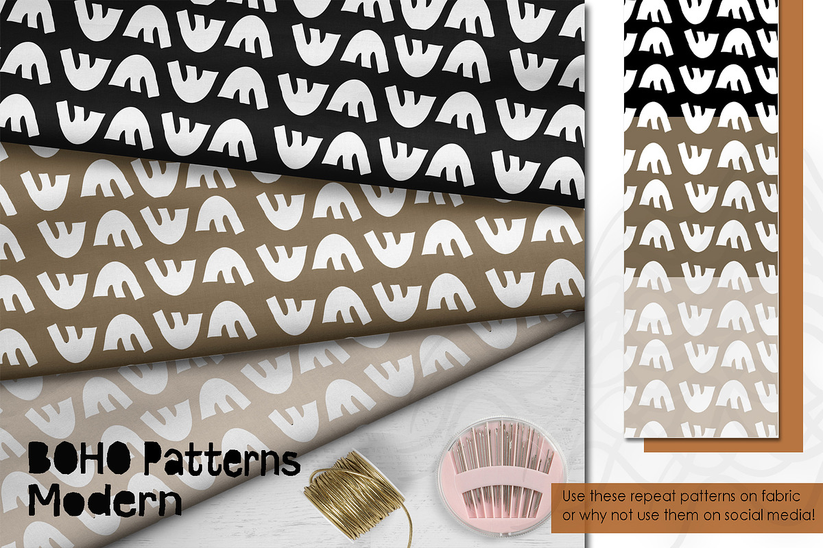 Boho Stamps Photoshop Procreate, a Brush Add-On by Sofs designs (Photo 6 of 8)