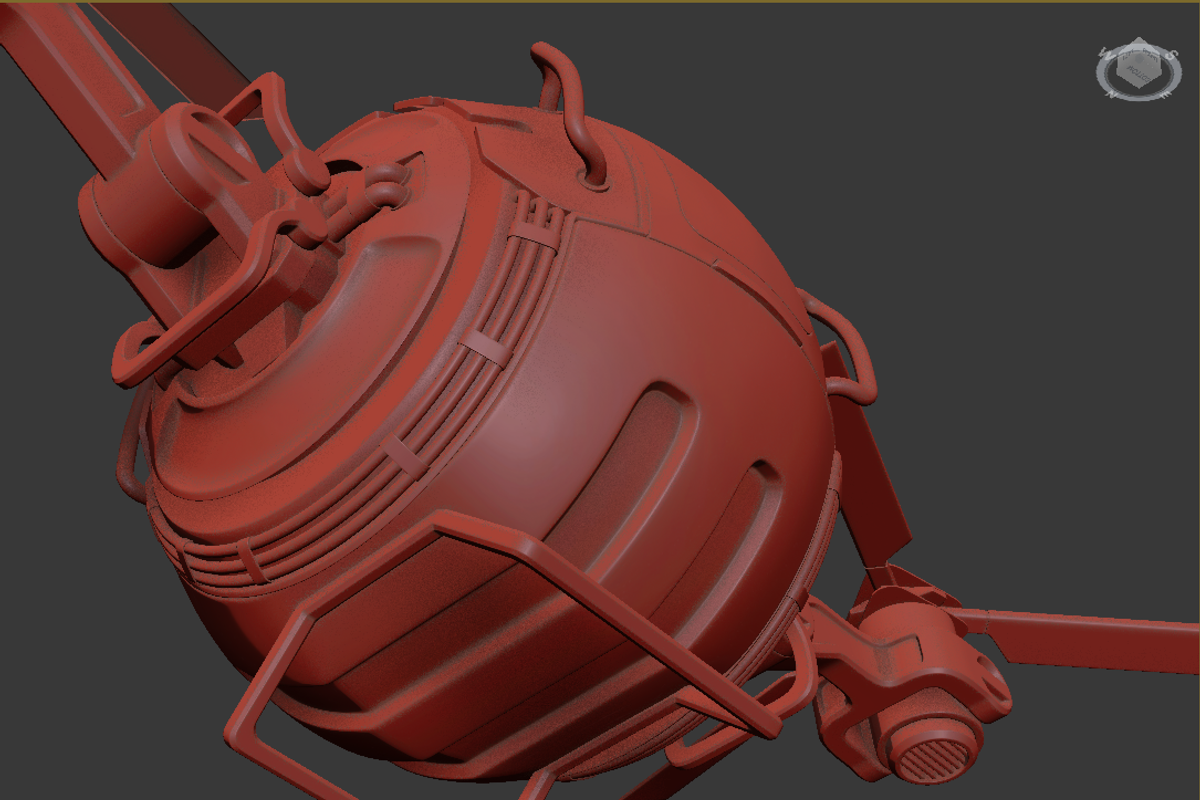 Futuristic Cargo Drone 3d model vray, a Cars & Vehicle 3D Model by konstantin.ermolaev (Photo 8 of 8)