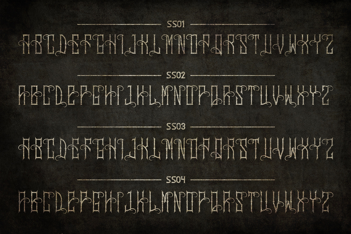 Sadis Typeface+Extras preview 7
