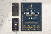 Merry Christmas Flyer Set, a Flyer Template by KMZVR.Lab (Thumbnail 1 of 6)