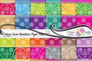Indian Sari Paper Pack - Bandhani, a Pattern Graphic by InkBite Designs (Thumbnail 1 of 2)
