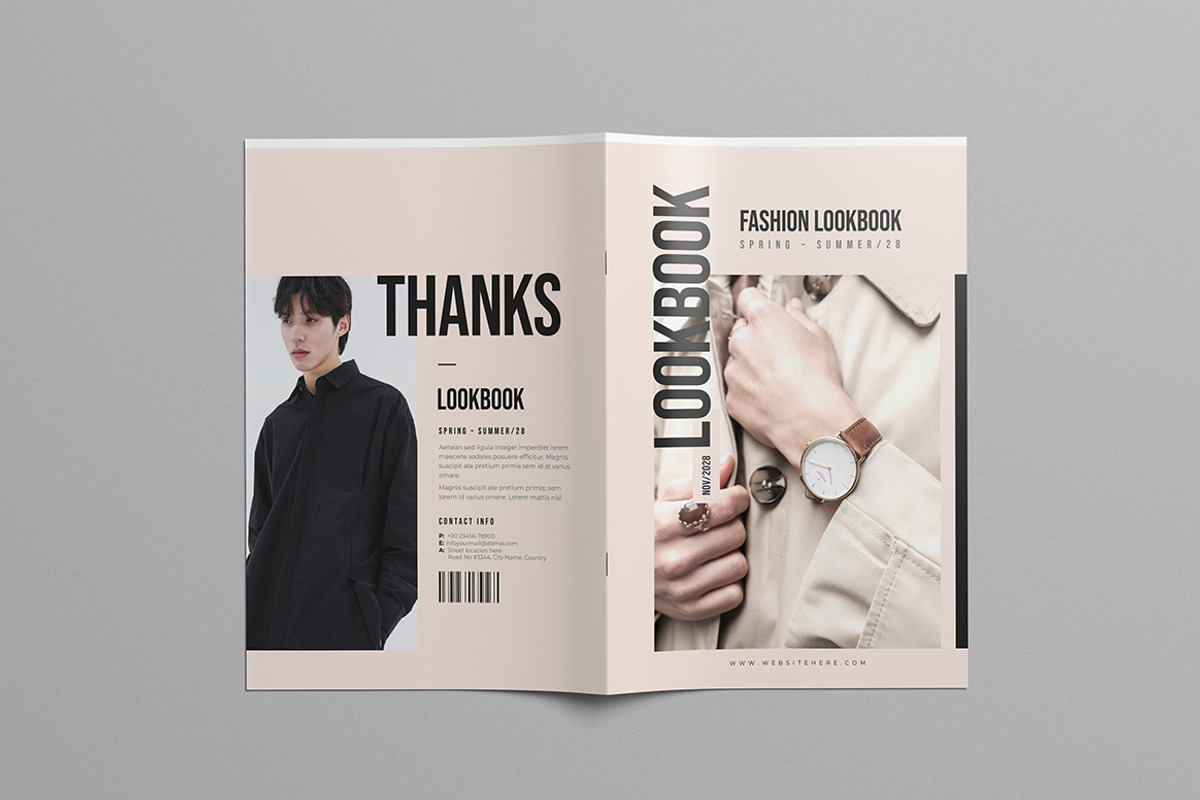 Fashion Lookbook Templates, a Brochure Template by HiveArts (Photo 9 of 9)