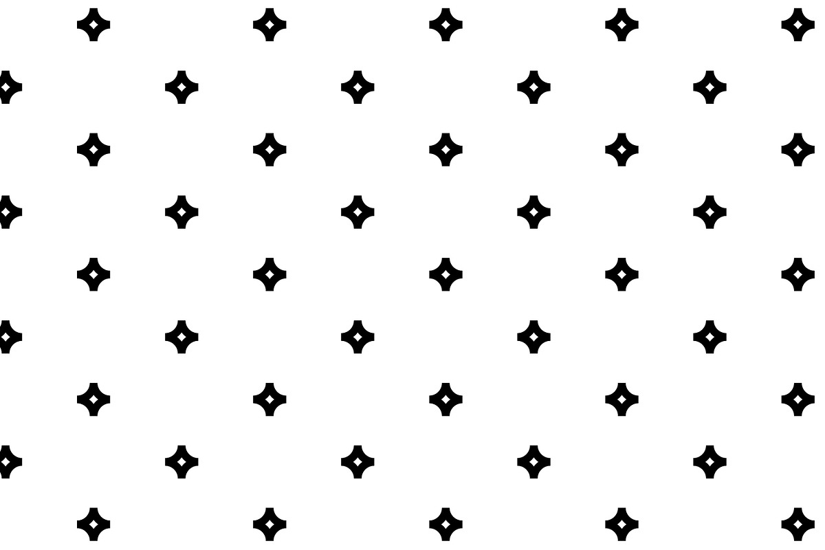 Black Star Line Pattern Background, a Pattern Graphic by Pray Art Design Studio