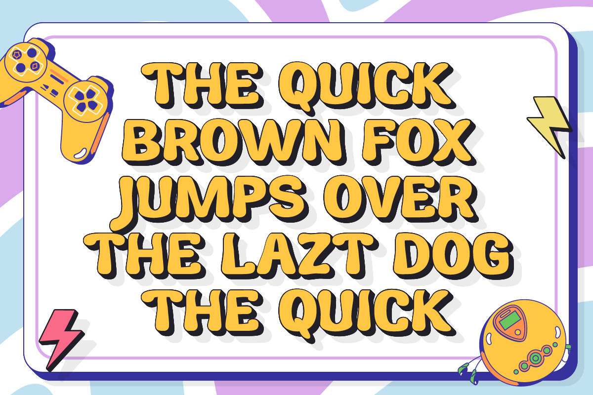 Zeoy - Retro Display Font, a Handwritten Font by trabaskriya (Photo 3 of 8)