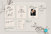 Modern & Elegant Wedding Invitation, an Invitation Template by StudioVonBraitenberg (Thumbnail 9 of 10)
