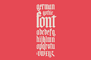 Vector! Gothic alphabet - 02, an Object Graphic by GeekClick (Thumbnail 5 of 5)