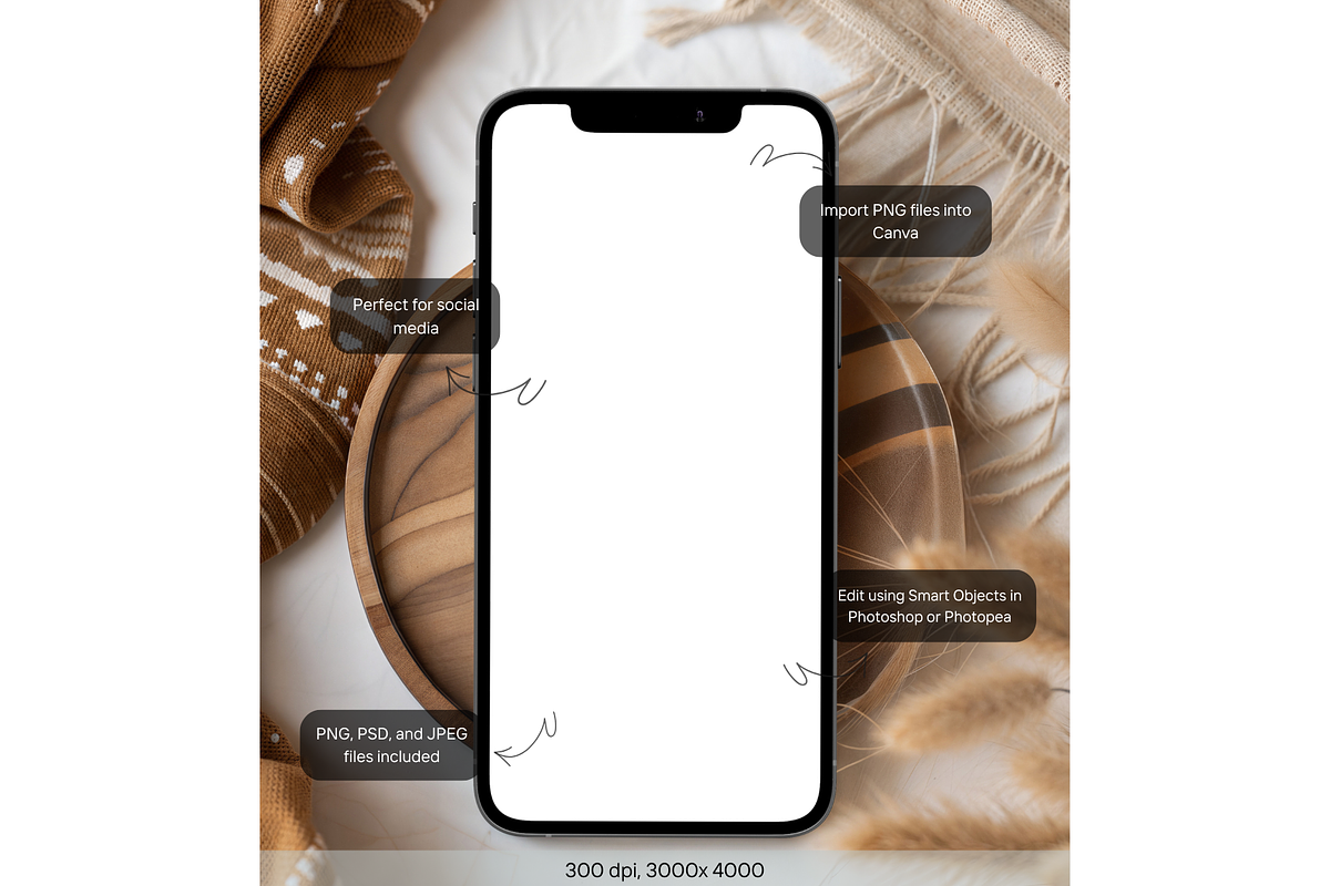 Minimal Nature Mobile Screen Mockup, a Mockup by MockupWizard (Photo 2 of 5)