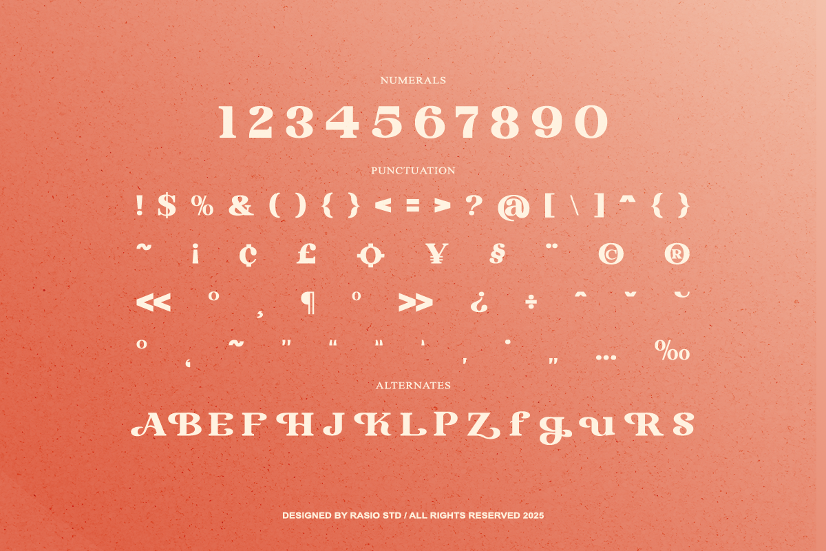 Peaching Regular Serif Font, a Serif Font by Rasio Studio (Photo 4 of 9)