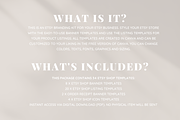 Elegant Etsy Shop Bundle, a Branding & Logo Template by SunshineStudioBoutique (Thumbnail 2 of 10)
