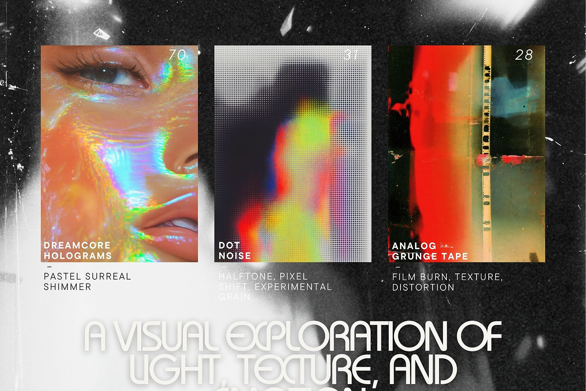 NEUROGLOW – Holographic & Emotional, a Background Graphic by Natali Batu (Photo 2 of 12)