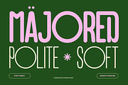 Majored Font Family, a Sans Serif Font by Burntilldead (Thumbnail 1 of 14)