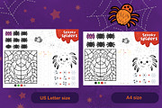 Halloween Activity Playmats for Kids, a Seasonal Illustration by Ksenya Savva (Thumbnail 4 of 6)