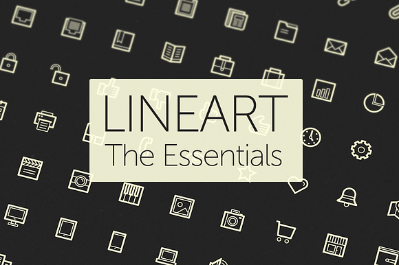 Lineart Icons — The Essentials