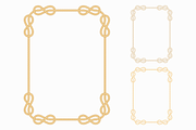 Rope Frame Label SVG PNG Bundle, a Decorative Illustration by Kusumaillustration (Thumbnail 8 of 15)