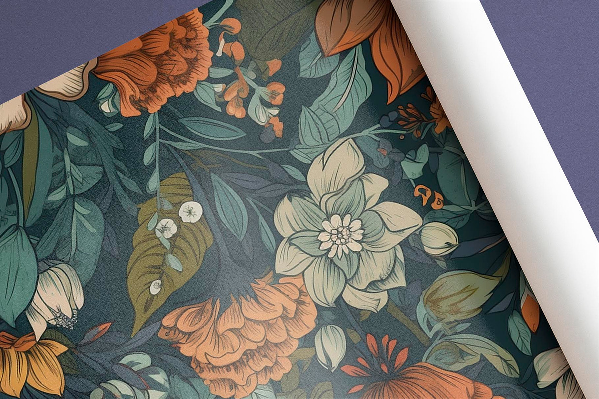 Petalia - Seamless Flower Art, a Pattern Graphic by Pixel Perfect Patterns (Photo 5 of 6)