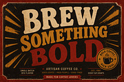 Bold Brew – Bold Retro Display Font, a Slab Serif Font by Wow Magic (Thumbnail 5 of 5)