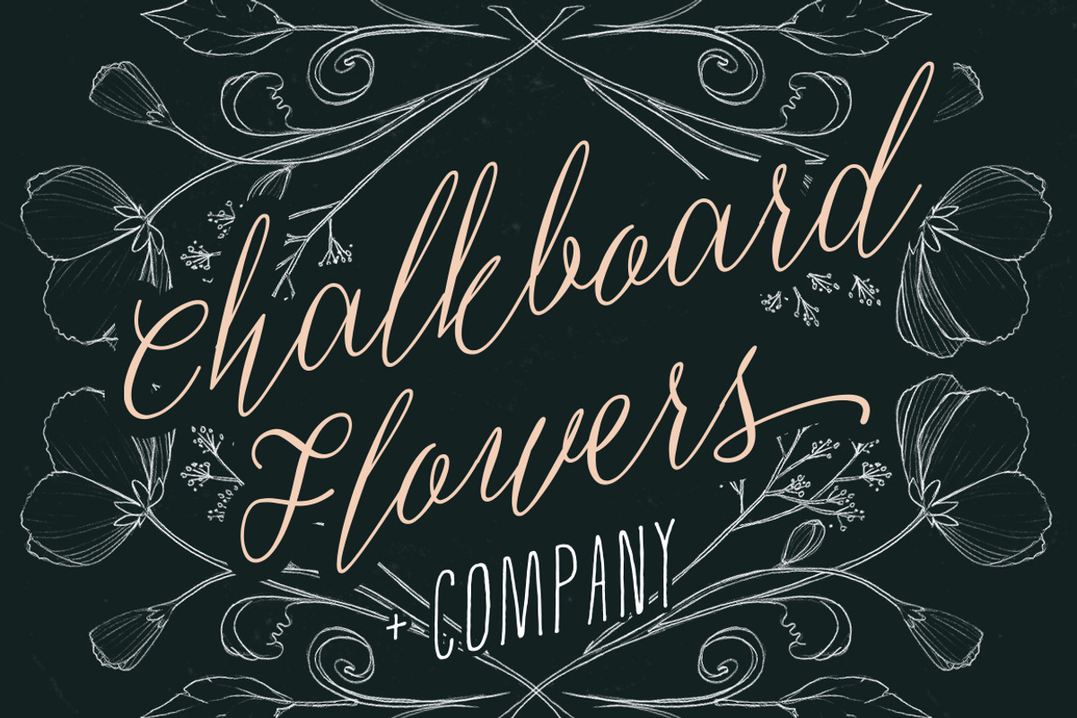 Chalkboard Flowers & Company