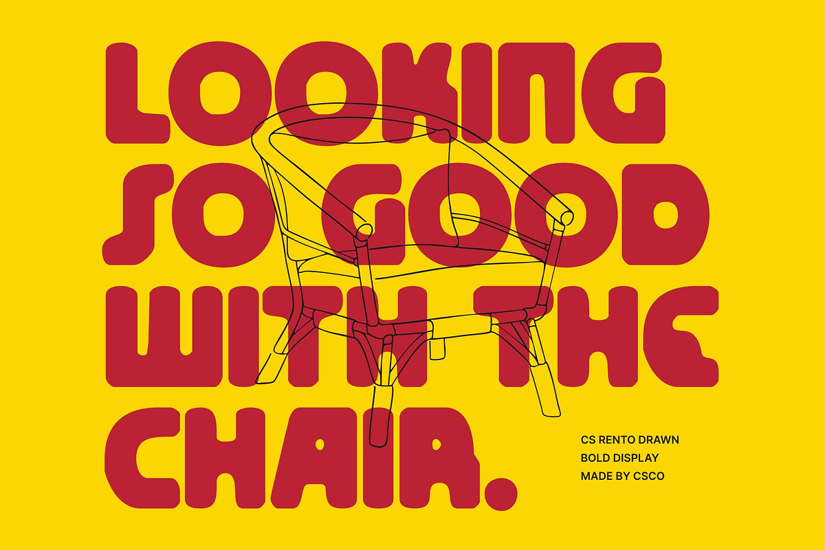 CS Rento Drawn, a Sans Serif Font by Craft Supply Co. (Photo 7 of 8)