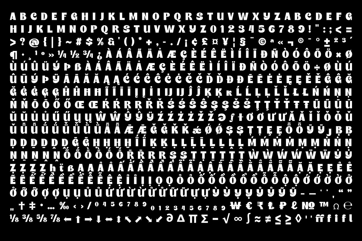 Melatonas - A Bold Display Typeface, a Sans Serif Font by Simetrica Labs (Photo 4 of 16)