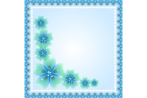 Floral Vector Fine Frame, a Texture Graphic by FineArtStudio