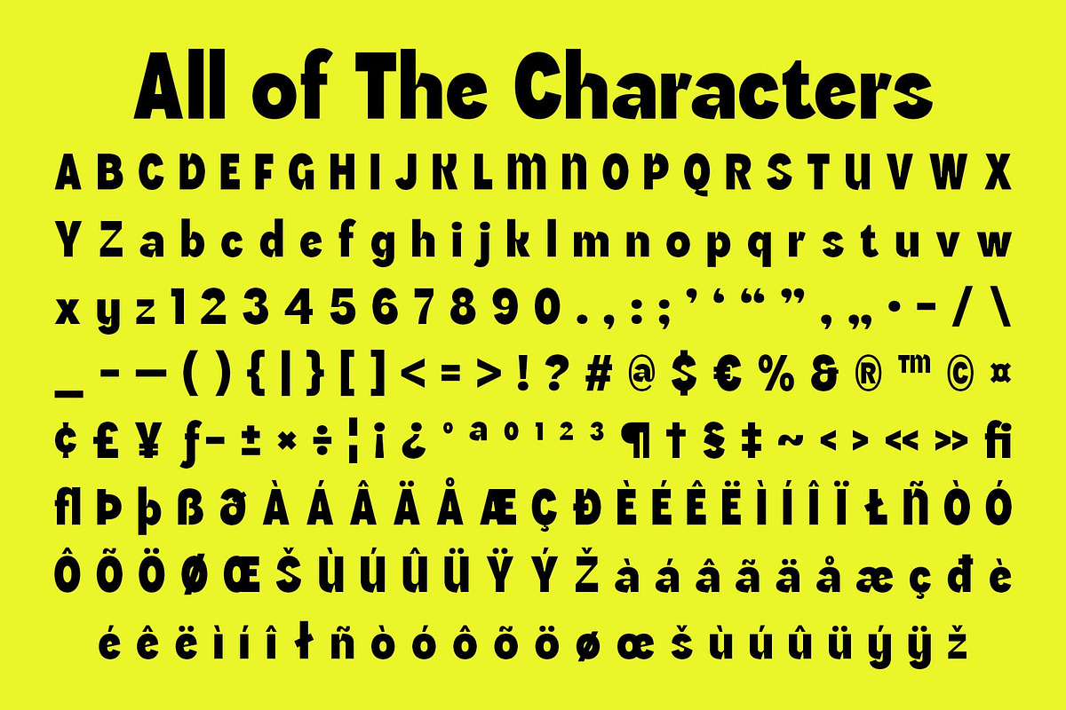 CS Standish – Bold Sans Font, a Sans Serif Font by Craft Supply Co. (Photo 8 of 8)