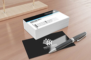 Minimal Business card, a Business Card Template by Graphic Origin (Thumbnail 1 of 2)