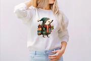 Funny Christmas Hedgehog Clipart, an Illustration by SVGArt (Thumbnail 5 of 8)