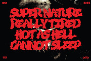 Dezter - Black Metal Font, a Blackletter Font by tebaltipislab (Thumbnail 9 of 13)