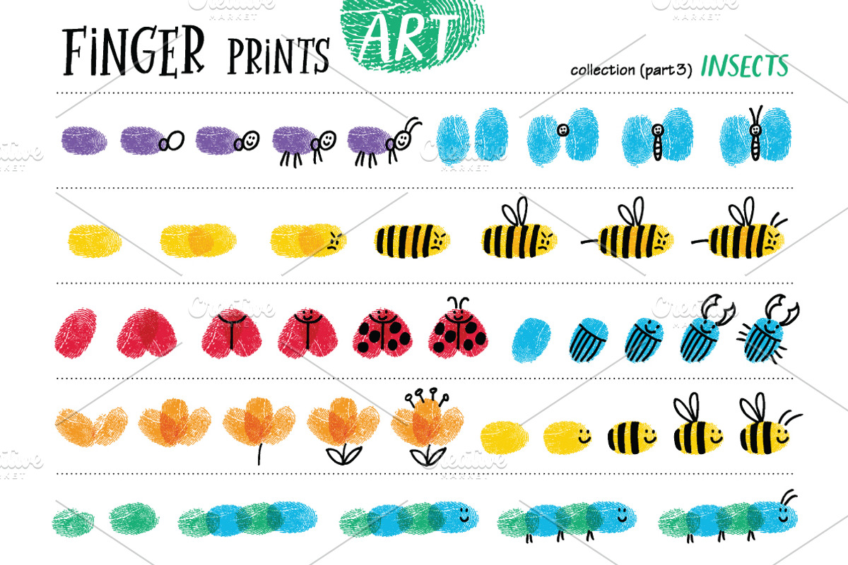 Finger prints ART, an Animal Illustration by Alena Razumova (Photo 8 of 14)