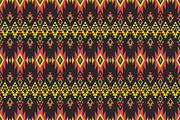 Colorful Aztec Tribal Pattern, a Pattern Graphic by PPEthnicDecorPattern (Thumbnail 1 of 9)