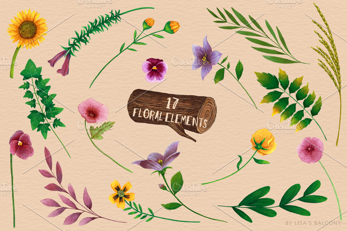 Wedding Flowers - Secret Garden, a Decorative Illustration by Lisa's Balcony (Photo 2 of 14)