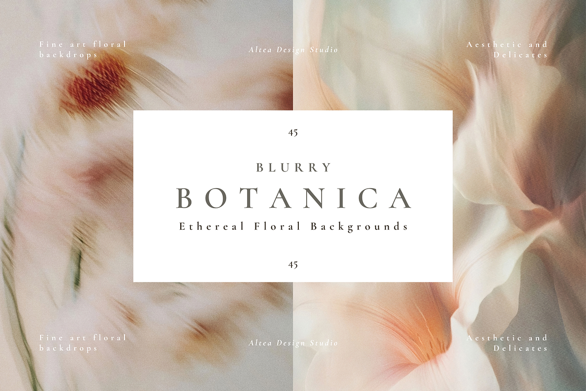 Aesthetic Blurry Floral Backgrounds, a Background Graphic by Altea Design Studio (Photo 13 of 14)