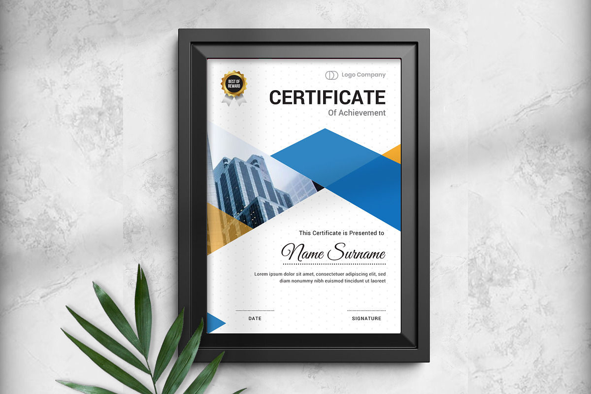 Certificate Template, a Stationery Template by Panen Creative (Photo 1 of 3)