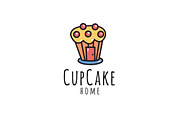 CupCake Home Logo, a Branding & Logo Template by Sahade Studio (Thumbnail 1 of 4)