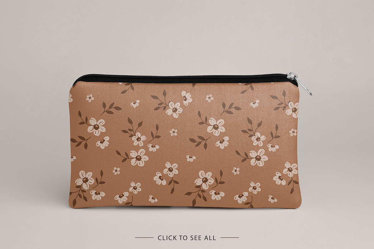 Boho floral patterns, a Pattern Graphic by hanifa_design (Photo 2 of 8)