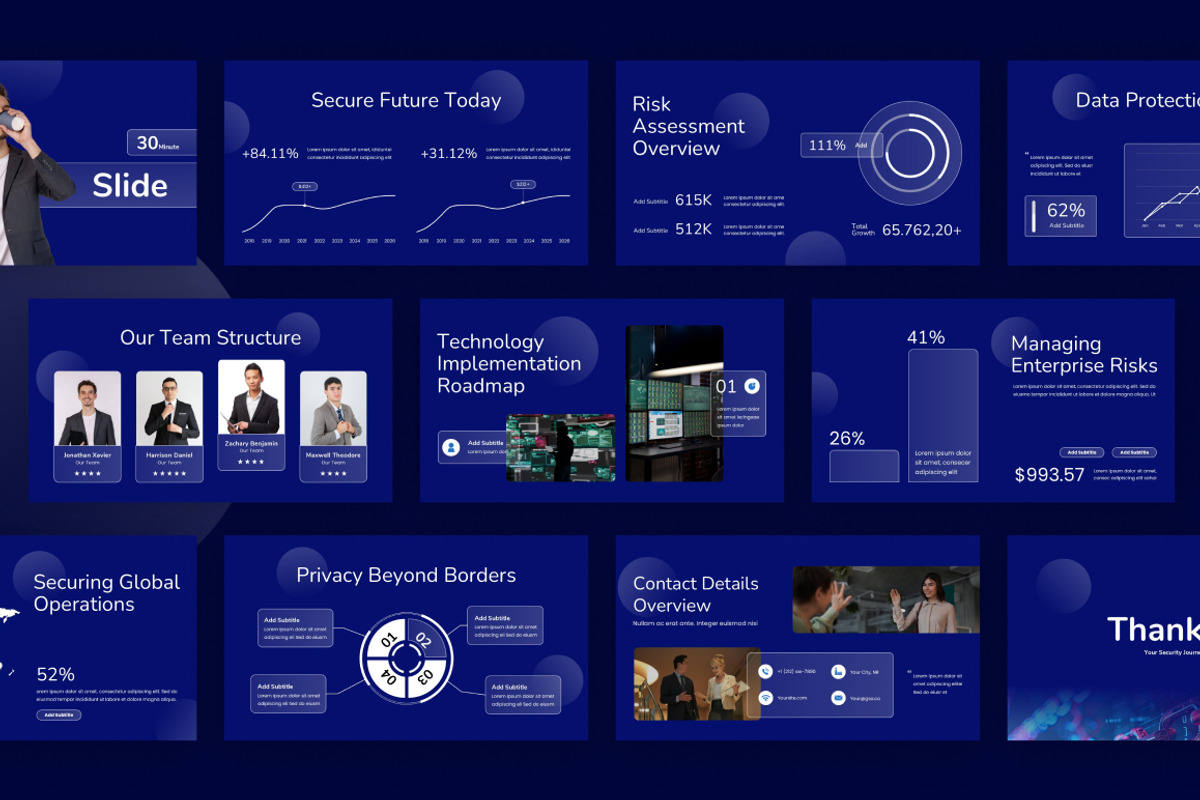 Data Sovereignty & Security Strategy, a Presentation Template by Loin Studio (Photo 4 of 4)