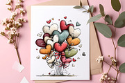 Whimsical Hearts Clipart, an Illustration by SinaCreation (Thumbnail 7 of 11)