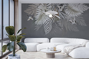 Wallpaper mockup Luxury living room, a Household Mockup by Hunny Badger (Thumbnail 2 of 5)