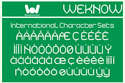 Minimal Clean font, a Sans Serif Font by weknow (Thumbnail 8 of 8)